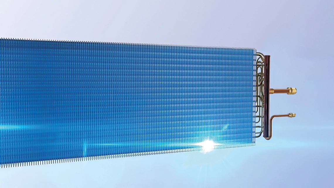 Канальный блок из 100% свежего воздуха теплообменник