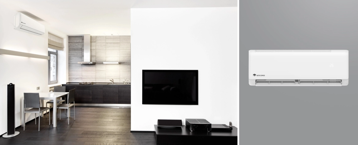 Mycond Настенные фанкойлы серии MHW Q в помещении