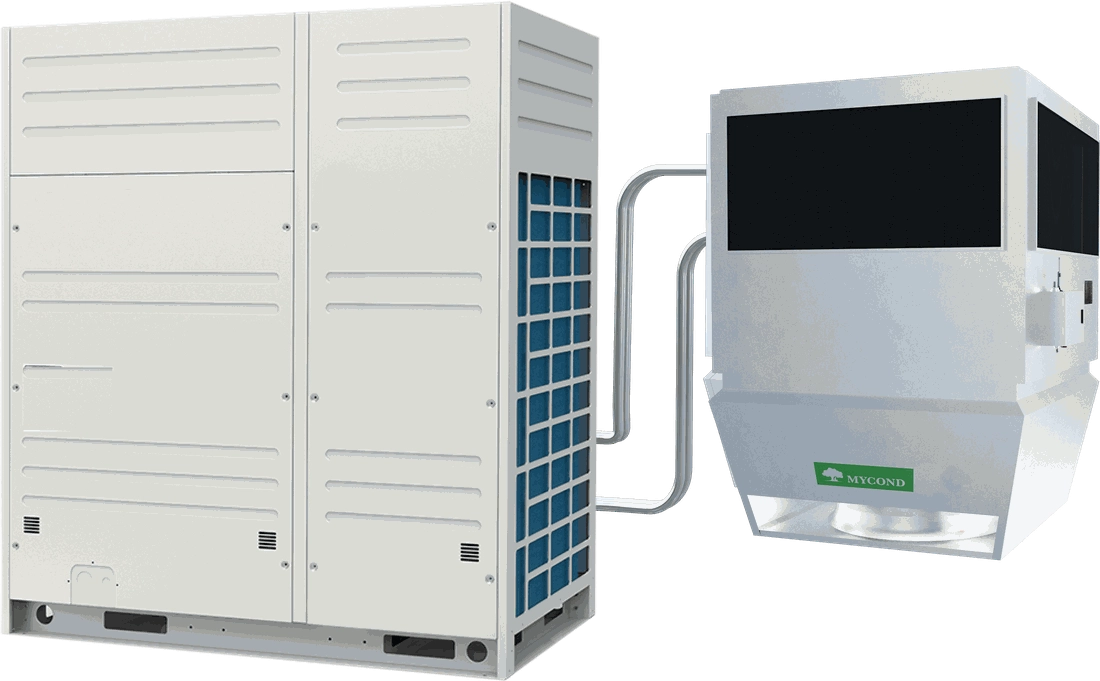 Фреоновый агрегат Mycond OXA-530N вместе с наружным блоком VRF