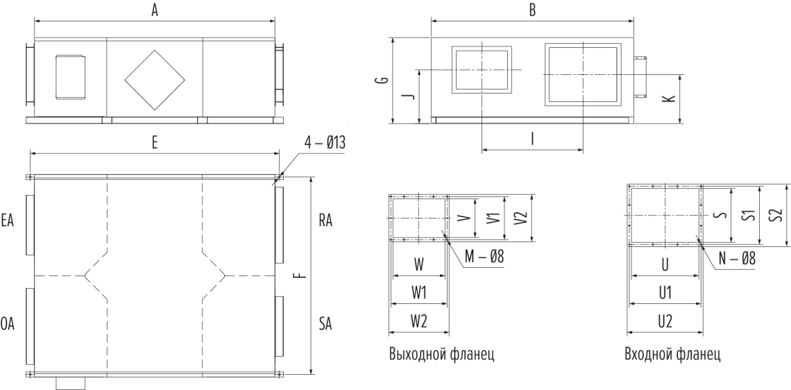 MyCond MV***I-W габаритные размеры – 2