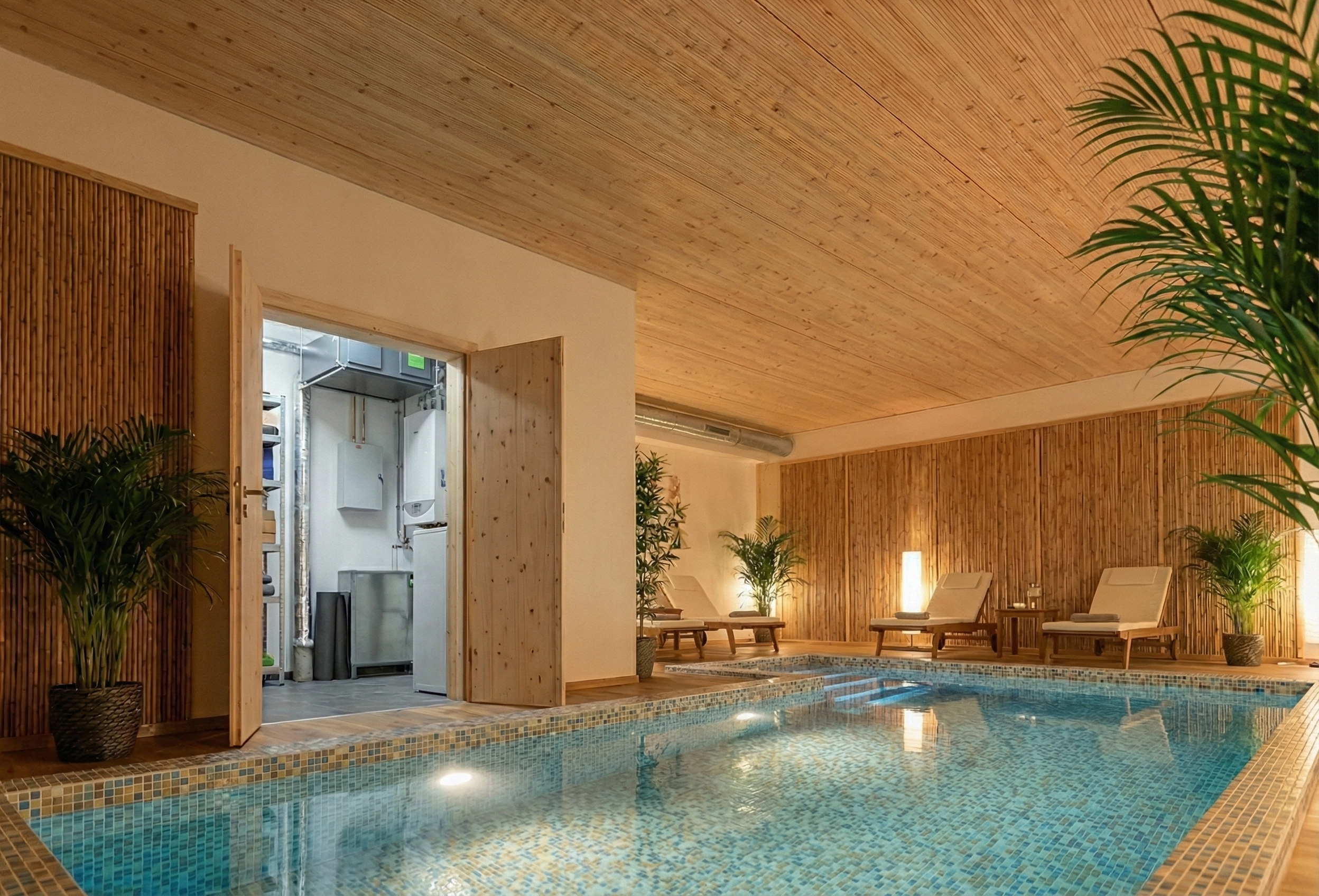 Канальный осушитель для бассейнов, работа в замкнутых пространствах Mycond MSHAC