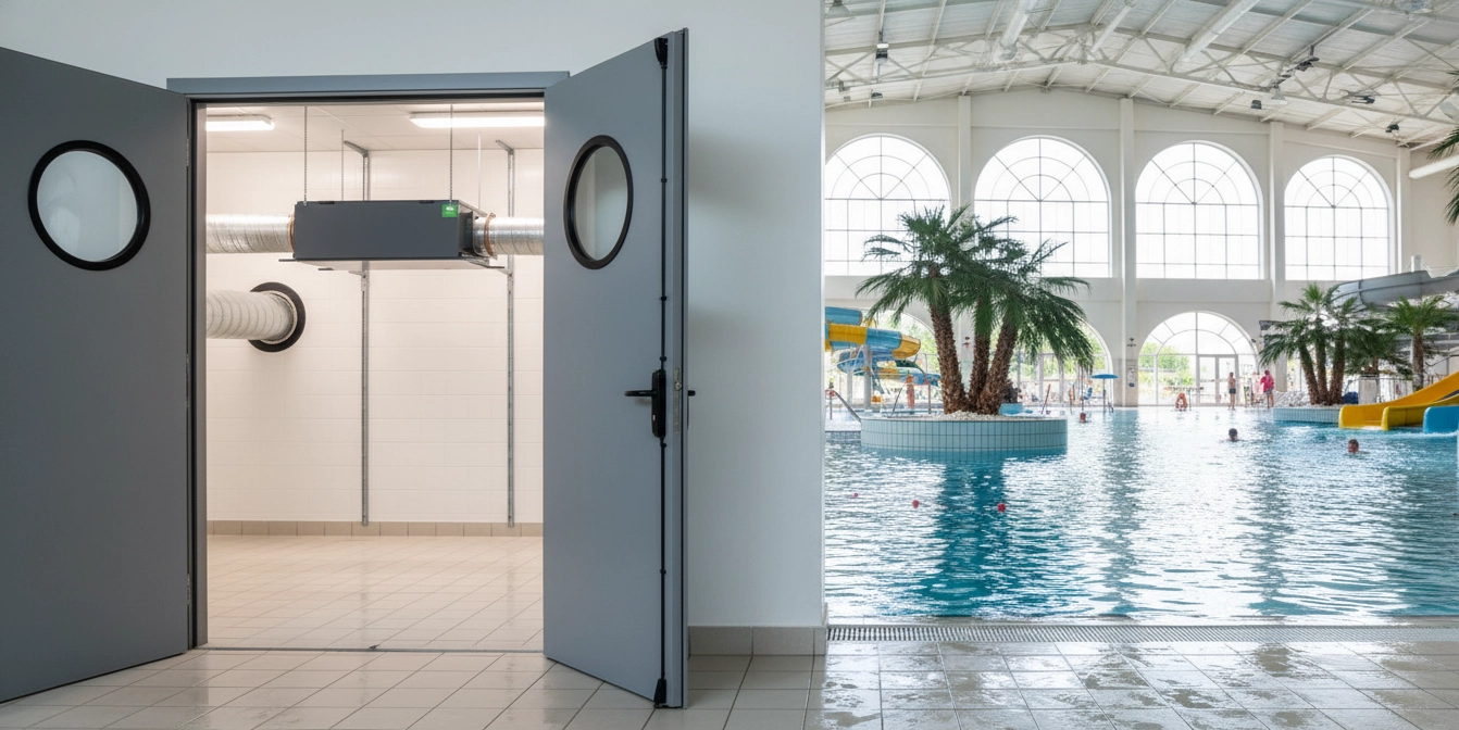 Канальный осушитель для бассейнов: защита оборудования от коррозии, Mycond MSHAC