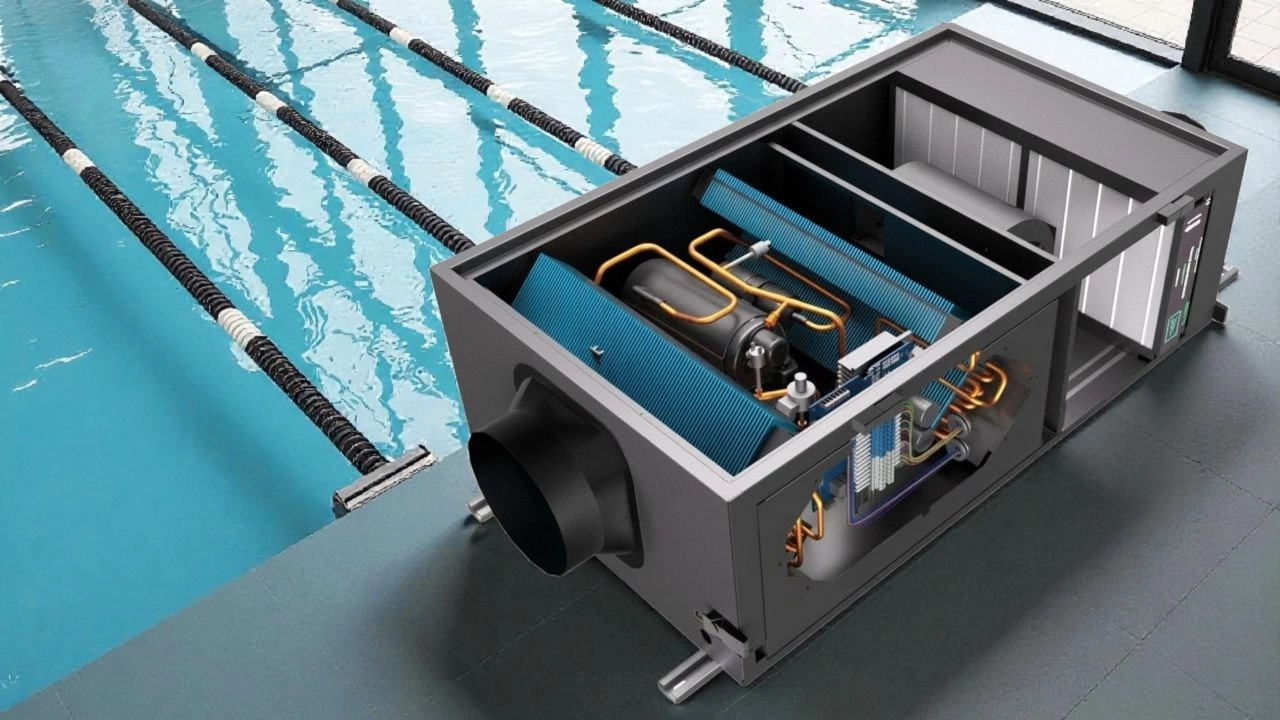 Канальный осушитель для бассейнов интеллектуальное управление Mycond MSHAC