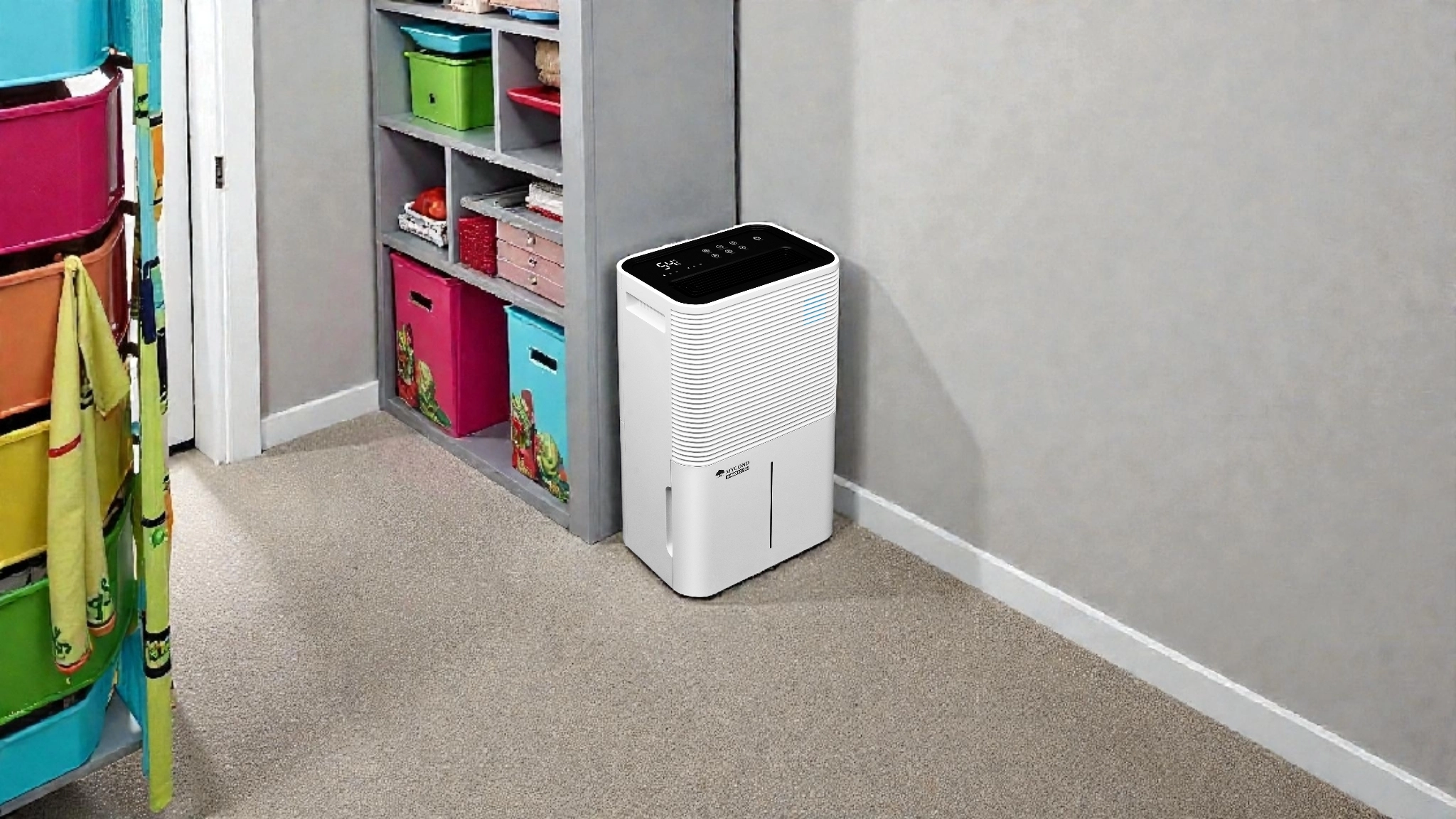 Осушитель воздуха с HEPA и угольным фильтром, контроль влажности Mycond Roomer Hepa 25