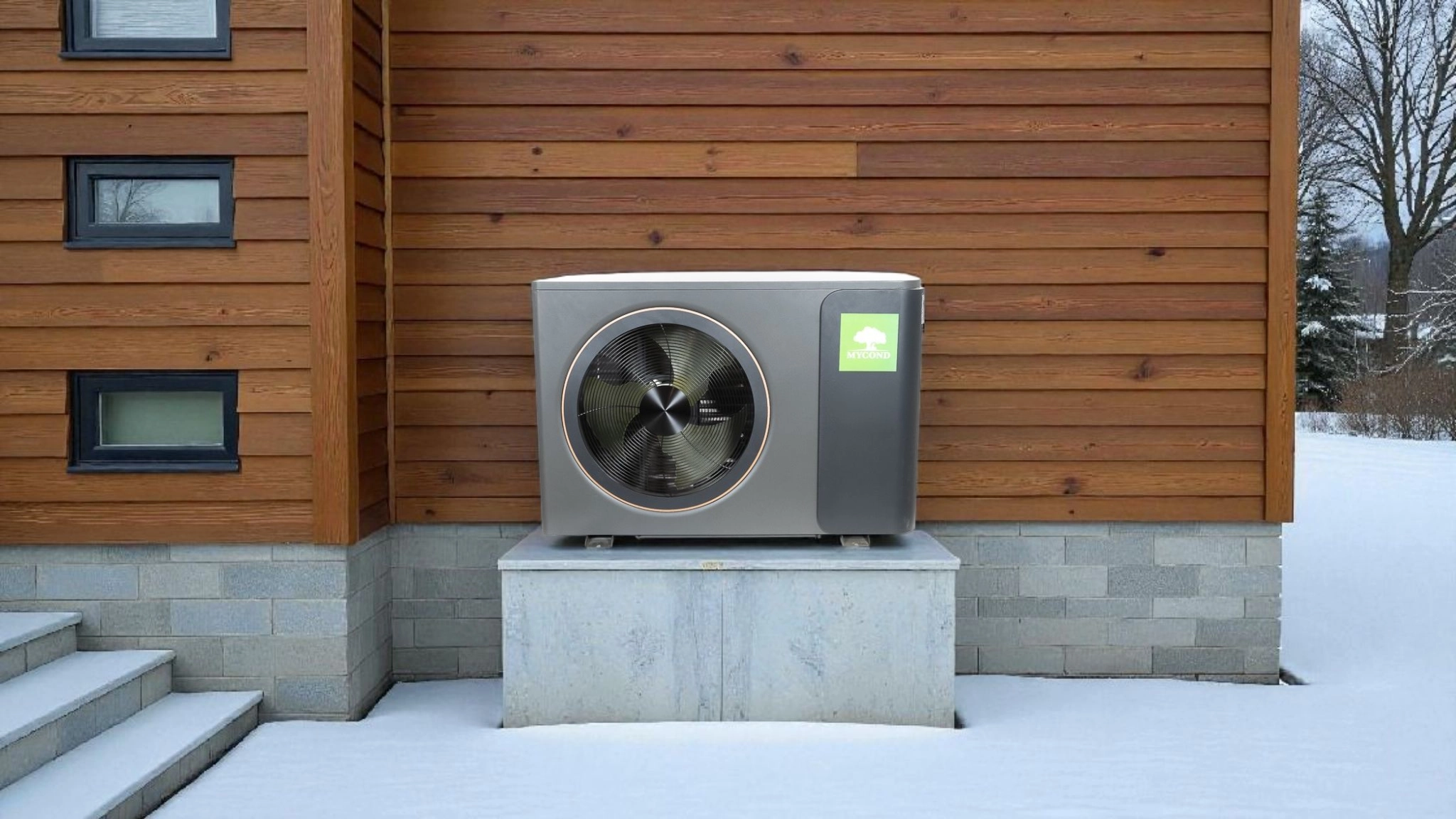 Тепловой насос для охлаждения летом и отопления зимой Mycond MBasic