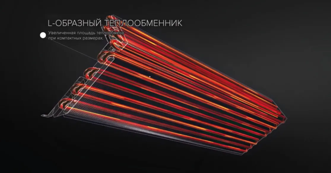 MyCond двусторонняя кассета L-образный теплообменник для эффективного обогрева