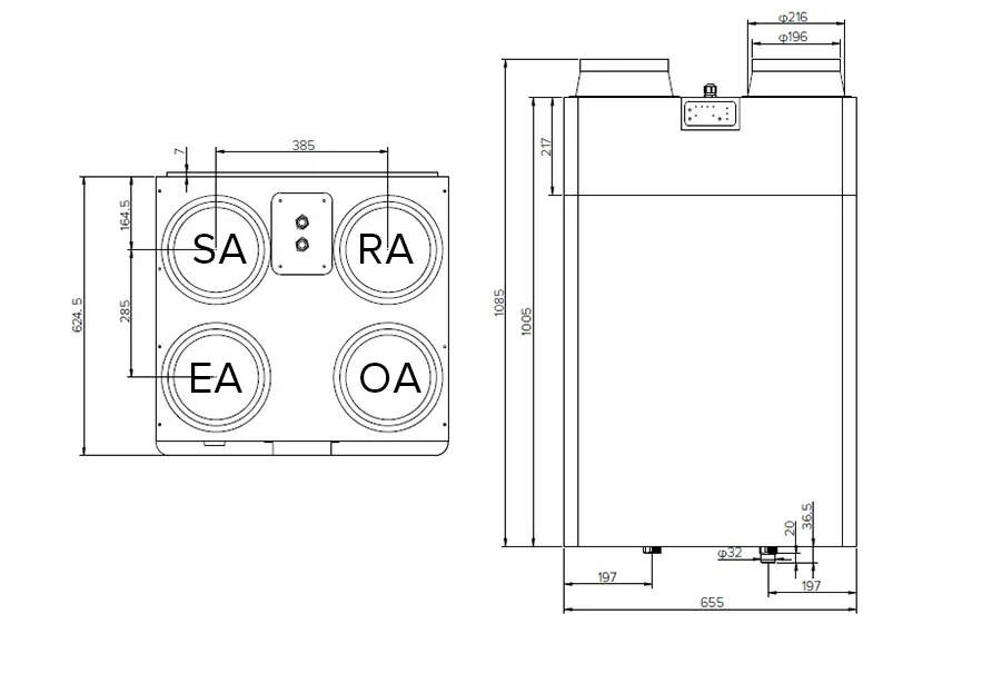 MyCond MCFA габаритные размеры – 1