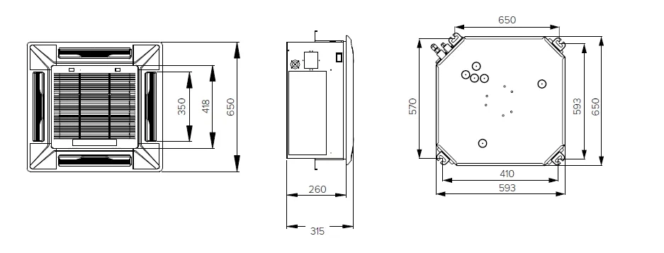 MyCond MCFK-T2 Габаритные размеры – 1