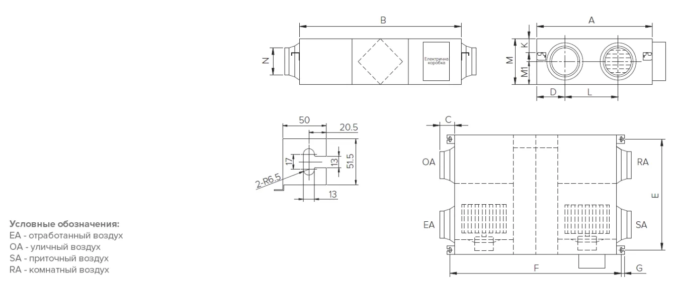 MyCond MVS***-DW габаритные размеры – 2