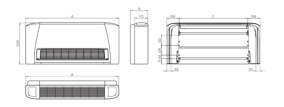 MyCond SEC/F Габаритные размеры - 2