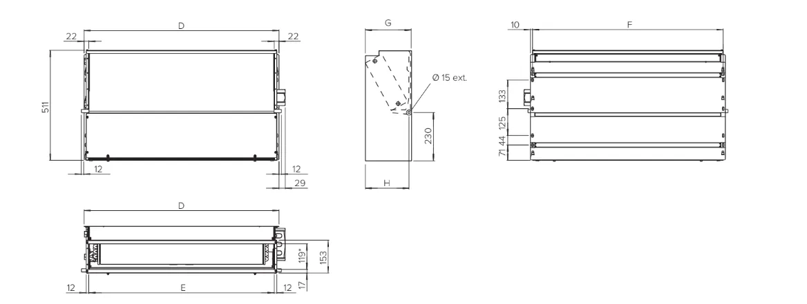 MyCond SEC/F Габаритные размеры - 3