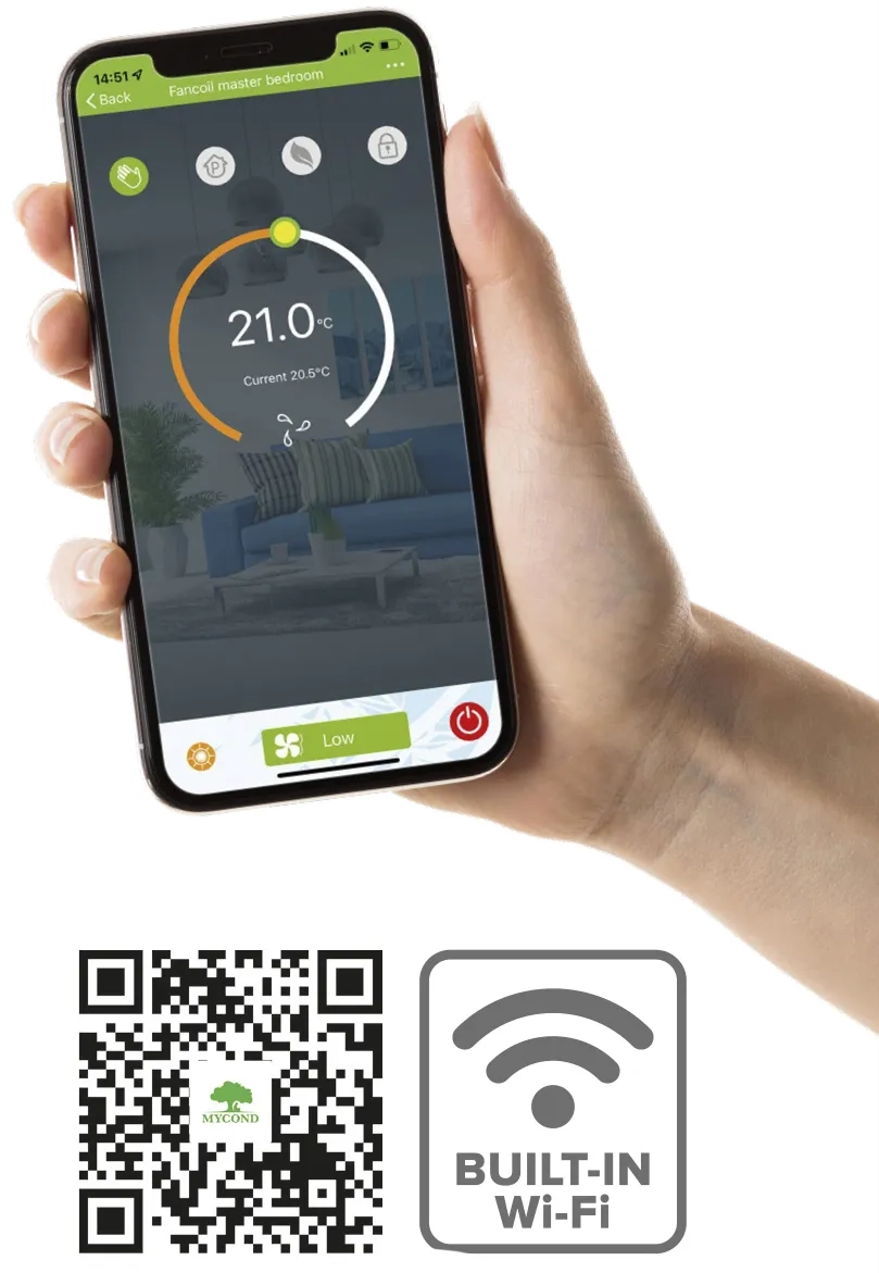 MyCond Silent мобильное приложение управления через Wi-Fi