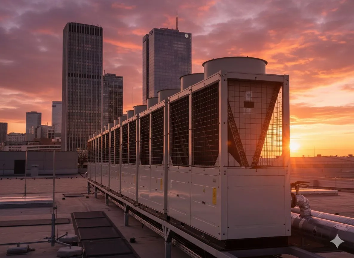 Система чиллер-фанкойл: схема, преимущества и недостатки